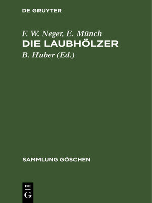 cover image of Die Laubhölzer